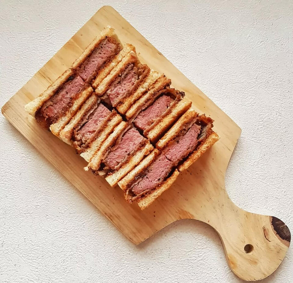 The Flat Iron • Wagyu Sando