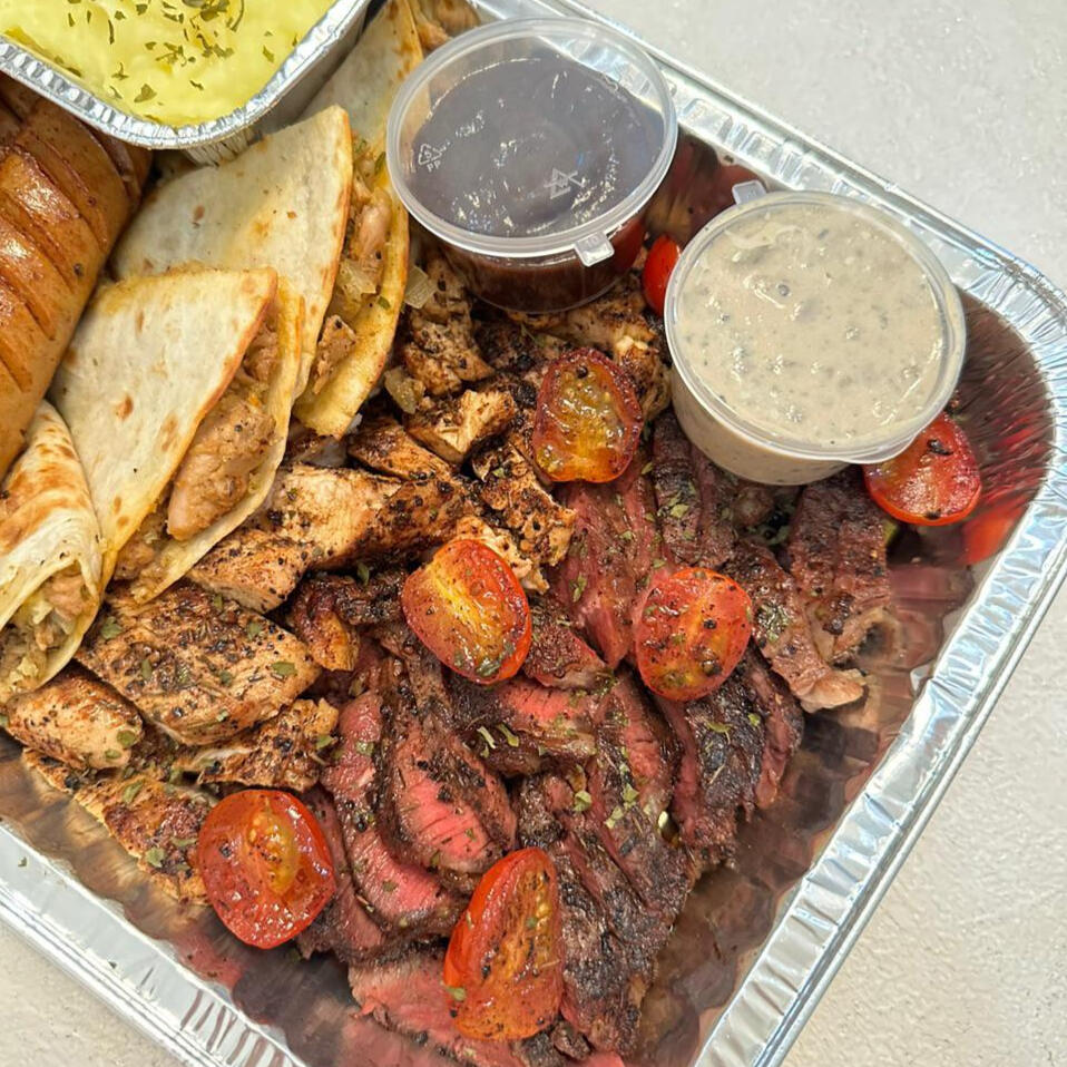 The Flat Iron • Half Steak Platter